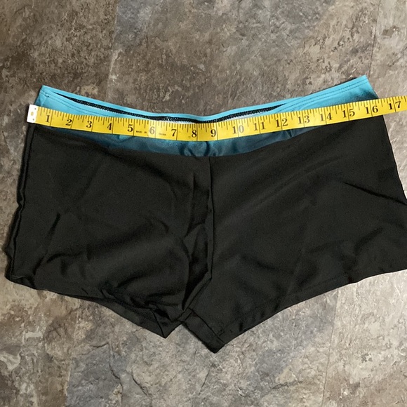 NWT - Ladies Bathing Suit (L) Black/Aqua Blue - Picture 6 of 10